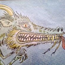 De paseo con el Sr.Dragón. Un proyecto de Ilustración tradicional de pedro parrilla - 28.03.2015