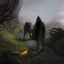 Camino de reyes caidos.. Traditional illustration project by Luis Alfonso Antoranz Ros - 10.11.2014
