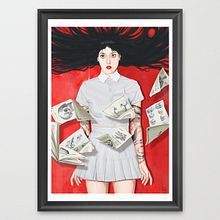 La Chica Que Sabía Demasiado. Fine Arts, Art Direction, Traditional illustration, Painting, and Advertising project by Alexander Grahovsky - 03.29.2015