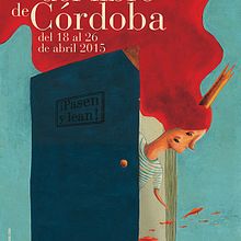 Cartel Feria del Libro de Córdoba 2015.. Un projet de Design graphique et Illustration traditionnelle de Miguel Cerro - 29.03.2015