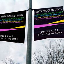 Carteles Sants Barcelona. Un proyecto de Diseño de nuria martinez - 30.03.2015
