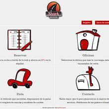 Front End Web Rent a Car. Un proyecto de Desarrollo Web y Diseño Web de Alfonso Rodríguez - 31.03.2015