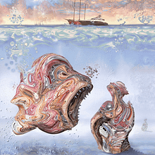 El delicado sibarita (2015). Projekt z dziedziny  Sztuki piękne, Projektowanie graficzne i  Malarstwo użytkownika Chicote CFC - "Simbiosismo / Symbiotic Art - 02.04.2015