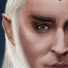 Fan Art. Thranduil. Un proyecto de Diseño gráfico e Ilustración tradicional de Elena Pérez Revillas - 04.04.2015