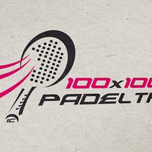 Branding 100x100 Padel. Un proyecto de Br e ing e Identidad de Salvador Nicolás - 05.04.2015