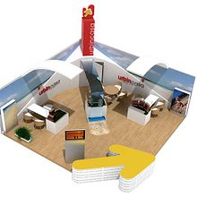 Diseño 3d stand Urbincasa. Un proyecto de 3D de Salvador Nicolás - 05.04.2015