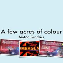A few acres of colour (Motion Graphics). Un proyecto de Motion Graphics de David Viera Pacífico - 05.04.2015