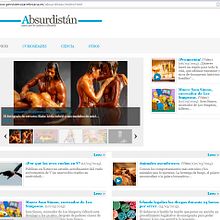Web Absurdistán /  http://www.persistenciaretiniana.es/absurdistan. Web Design project by Jose Valle - 04.06.2015