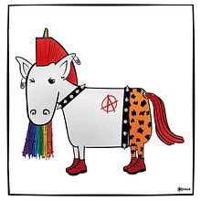 Iustración Unicornio. Un proyecto de Diseño de personajes e Ilustración tradicional de Omar Andrés Corchero - 06.11.2014