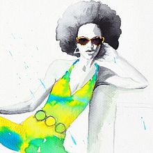 Pop Star. Graphic Design, and Traditional illustration project by Mónica Gallart - 04.06.2015
