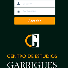 Interface design - Intranet Centro Garrigues. Un progetto di Web design di Enrique Sáez Mata - 06.12.2014