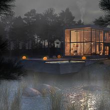 The River House. Un proyecto de 3D, Arquitectura, Arquitectura interior, Diseño y Post-producción fotográfica		 de Judith González - 06.04.2015