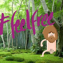 #feelfree. Projekt z dziedziny Trad, c i jna ilustracja użytkownika Lucas Alves - 07.04.2015