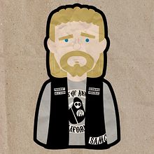 Sons Of Anarchy Ilustraciones. Projekt z dziedziny Trad, c i jna ilustracja użytkownika Lucas Alves - 07.04.2015