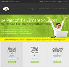 Green Works Hosting Ein Projekt aus dem Bereich Br, ing und Identität, Design, Webdesign und UX / UI von Brian Colquhoun - 08.04.2015
