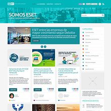 Eset Latinoamérica Ein Projekt aus dem Bereich Kunstleitung, Interaktives Design, Webdesign und UX / UI von Brian Colquhoun - 08.04.2015