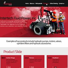 Intertech Fluid Power Ein Projekt aus dem Bereich Kunstleitung, Webdesign und UX / UI von Brian Colquhoun - 08.04.2015