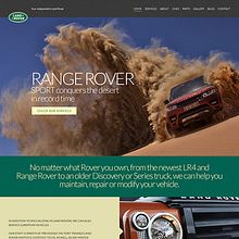 Land Rover, JC's British 4x4 Ein Projekt aus dem Bereich Kunstleitung, Webdesign und UX / UI von Brian Colquhoun - 08.04.2015