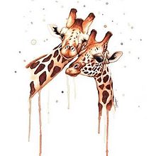 Jirafas. Traditional illustration project by Sil Pons Caldero - 03.10.2014