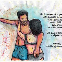 2014. Acuarela y boli . Artes plásticas, Ilustração tradicional, e Pintura projeto de Mere Merola - 30.04.2014
