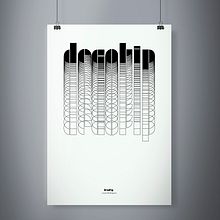 Espécimen tipográfico "decotip". Graphic Design project by Laura Rodríguez García - 04.13.2015