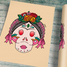 FRIDUCHA II · Vector Illustration . Un proyecto de Bellas Artes, Br, ing e Identidad, Diseño, Diseño de complementos, Diseño de personajes, Diseño gráfico e Ilustración tradicional de Mapy D.H. - 07.04.2015