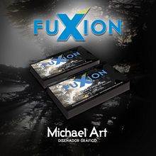 Tarjetas Fuxion. Br, ing, Identit, and Graphic Design project by Michael Ramos - 04.14.2015