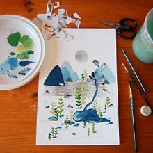 Cuaderno de viaje . Collage, Traditional illustration, and Painting project by Stella Rubio - 04.14.2015