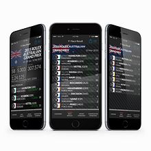 Concepto App Clasificación Campeonato Formula 1®. Un proyecto de Diseño Web y UX / UI de Alfonso Rodríguez - 14.04.2015
