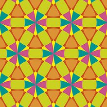 Pattern geométrico. Projekt z dziedziny Design, Projektowanie graficzne, Trad, c i jna ilustracja użytkownika María Rogles - 14.04.2015