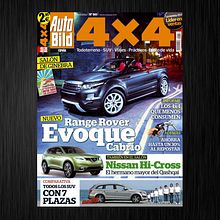 Revista Auto Bild 4x4 . Editorial Design project by ANTONIO BARBERO ALMODÓVAR - 06.14.2013