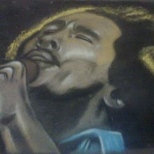 Bob Marley. Fine Arts project by Andrés López - 02.26.2015