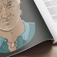 Andy Kusnetzoff. Graphic Design, Traditional illustration, T, and pograph project by Matu Santamaria - 04.15.2015