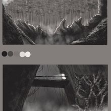 Digital aprendizaje (paisajes). Comic, Game Design, Web Design, Set Design, and Traditional illustration project by Pilar L Torregrosa Muñoz - 04.15.2015