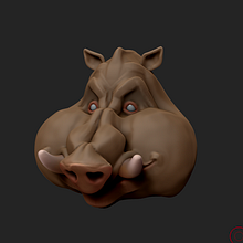 Diseño de Mascota para camiseta y mas... Un proyecto de 3D, Diseño de personajes e Ilustración tradicional de Manel Calderón - 16.04.2015