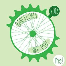 Barcelona Bike Map. Graphic Design, and Traditional illustration project by David Solé Martí - 05.05.2013