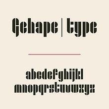Gehape | type. Calligraph, Design, Editorial Design, Graphic Design, T, and pograph project by Carlos Asencio - 04.18.2015