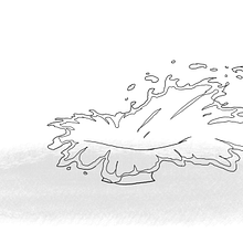 Water Splash (GIF). Animation project by Enric Lleyda - 11.08.2014