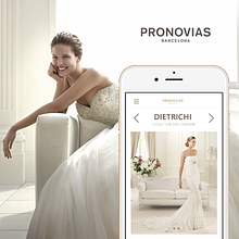 Página web responsive de Pronovias. Un proyecto de Diseño, Diseño gráfico, Diseño Web y UX / UI de Ulyana Kravets - 21.04.2015
