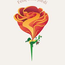 Sant Jordi. Traditional illustration project by Anabel Najar Colom - 04.22.2015