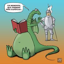 San Jorge y el dragón. Un proyecto de Ilustración tradicional de Javier Usón - 22.04.2015