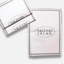 Dirección de Arte, cartelería y periódico SALESAS VILLAGE. (para PROJECTROOM). Br, ing, Identit, Art Direction, Design, Editorial Design, and Graphic Design project by Sandra Santos - 05.04.2015