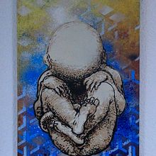 Fetus Da Vinci. Un proyecto de Artesanía, Diseño gráfico, Ilustración tradicional, Pintura y Bellas Artes de CHRIS MILLA /1D34L - 24.03.2015
