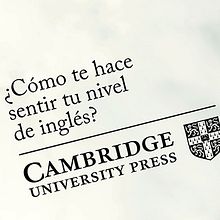 Cambridge University Press. Cop, writing, and Art Direction project by Jesús Ramos García-Elorz - 04.23.2015