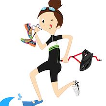 Triatleta. Un proyecto de Ilustración tradicional de Isabel Espert Suárez de Lezo - 26.04.2015