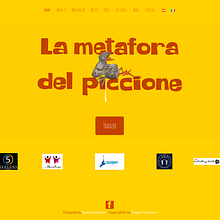 La Metafora del Piccione Web . Design și Design web de Paula Gahrmann - 09.26.2014