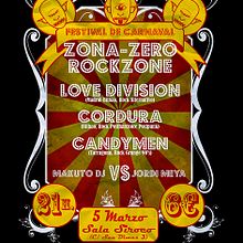 Carteles realizados para el Festival Zona-Zero/Rockzone. Design, Editorial Design, and Graphic Design project by Pedro Moleón Casaos - 03.04.2012