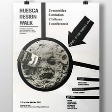 Huesca Design Walk. Br, ing, Identit, Collage, Design, Editorial Design, Graphic Design, and Traditional illustration project by Geno Mel - 04.06.2014