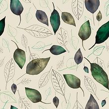 Estampado - Hojas. Fine Arts, Design, and Traditional illustration project by Maria Monsonet - 04.27.2015
