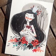 Lady & Wolf. Un progetto di Illustrazione tradizionale di Lydia Sánchez Marco - 28.04.2015